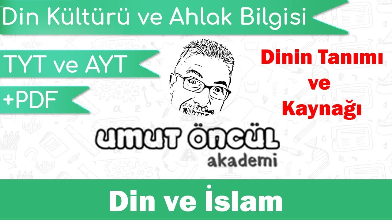 Din Kültürü ve Ahlak Bilgisi | 9.Sınıf | 2.Ünite | Din ve İslam | Dinin Tanımı ve Kaynağı | +PDF