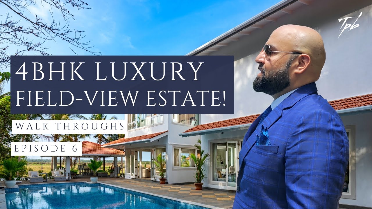 LUXURY Estate in North Goa | with Field View & Massive Pool
