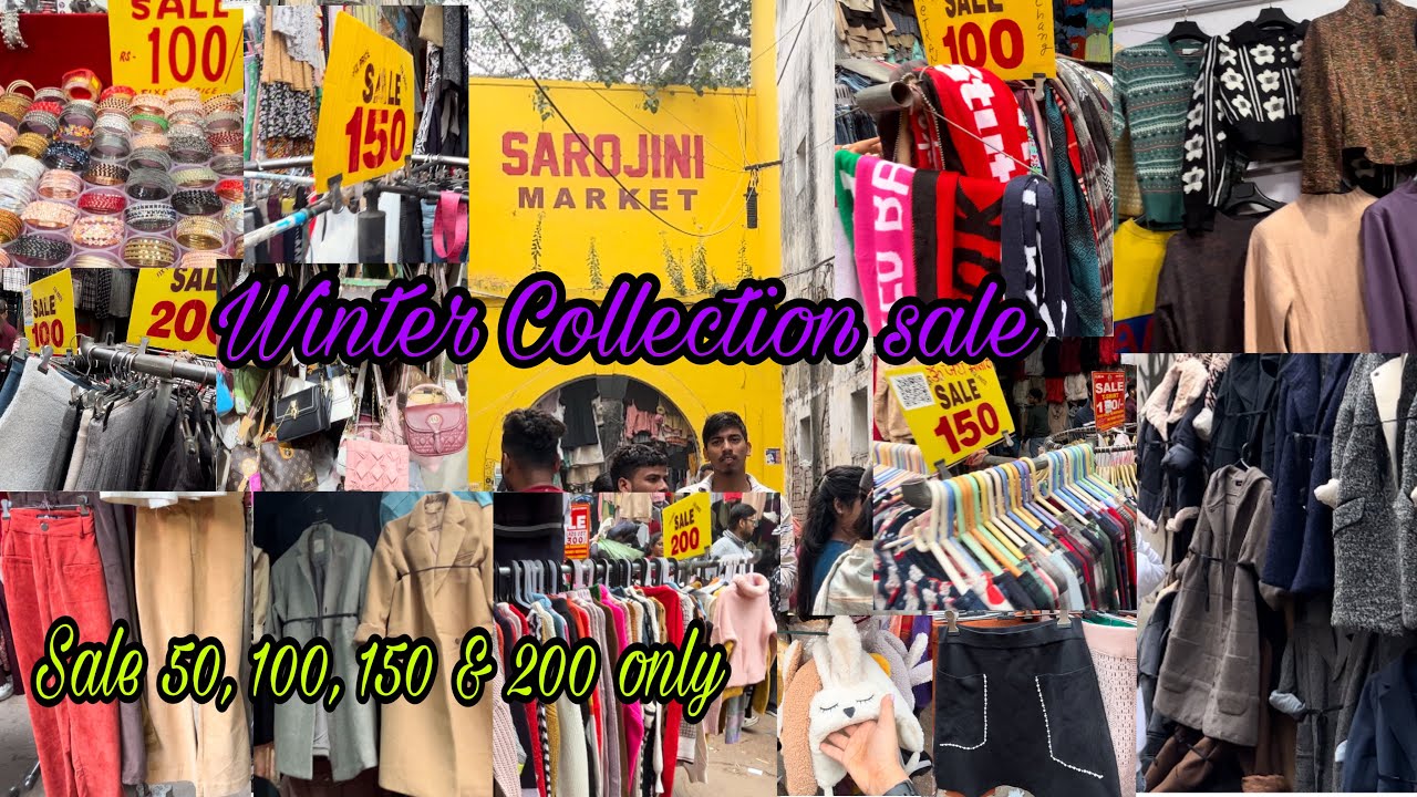 सरोजनी नगर मार्केट दिल्ली Part - 2 || Latest Monday Collection with Shop No || Sale 50,100,150 only
