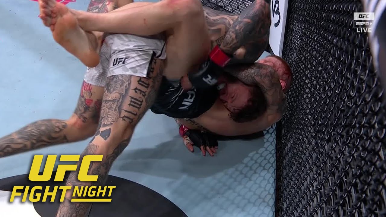 Крис Данкан победил Джордана Вученича гильотиной (+1600) на #UFCLondon | ESPN MMA