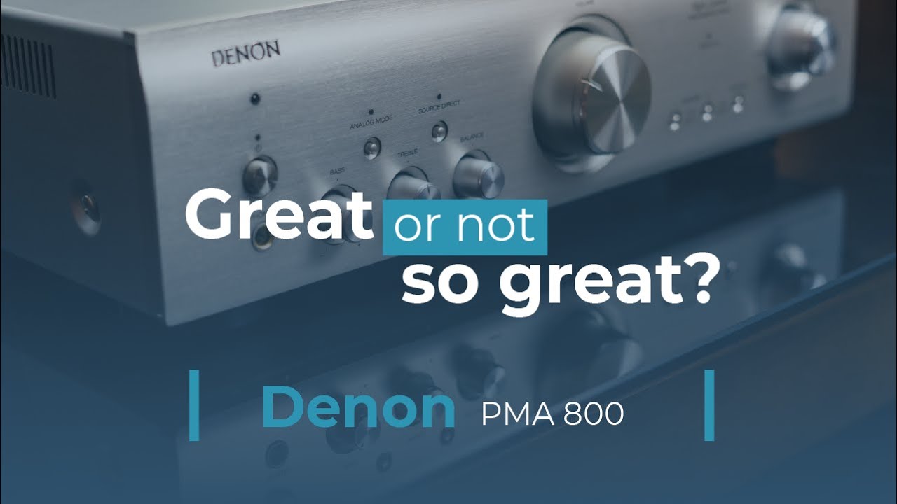 Is the Denon PMA800 amplifier cool or not so cool ?! We will test this integral to the fullest!