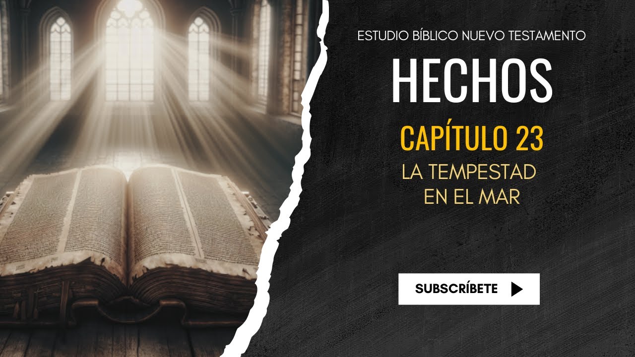 Estudio Bíblico | La tempestad en el mar - REFLEXIÓN.