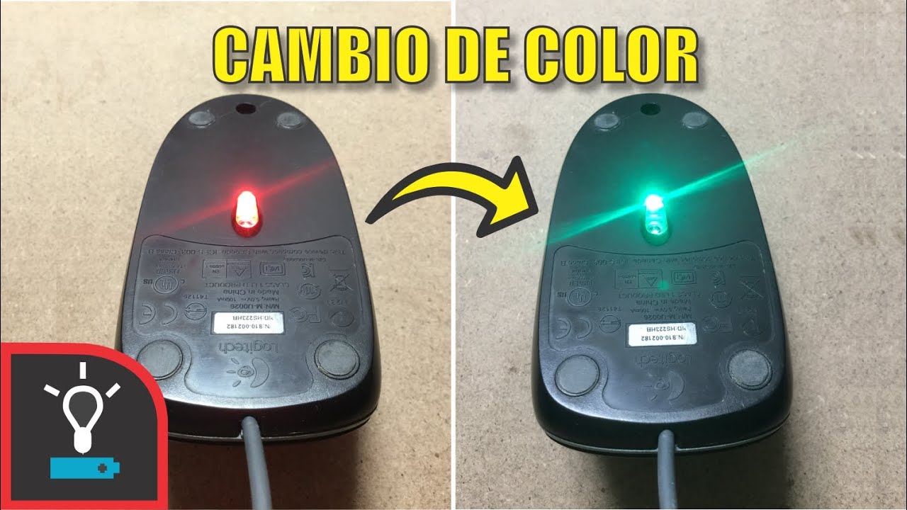 🖱️¿Qué Pasa Si Cambiamos El Color Del LED Del Mouse?