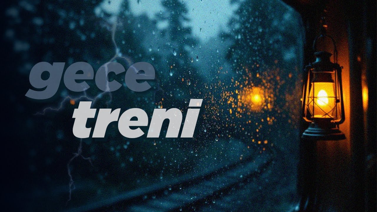 Gece Treni | Yağmur Altında Huzurlu Yolculuk – Derin Uyku Hikâyesi (2 Saat)