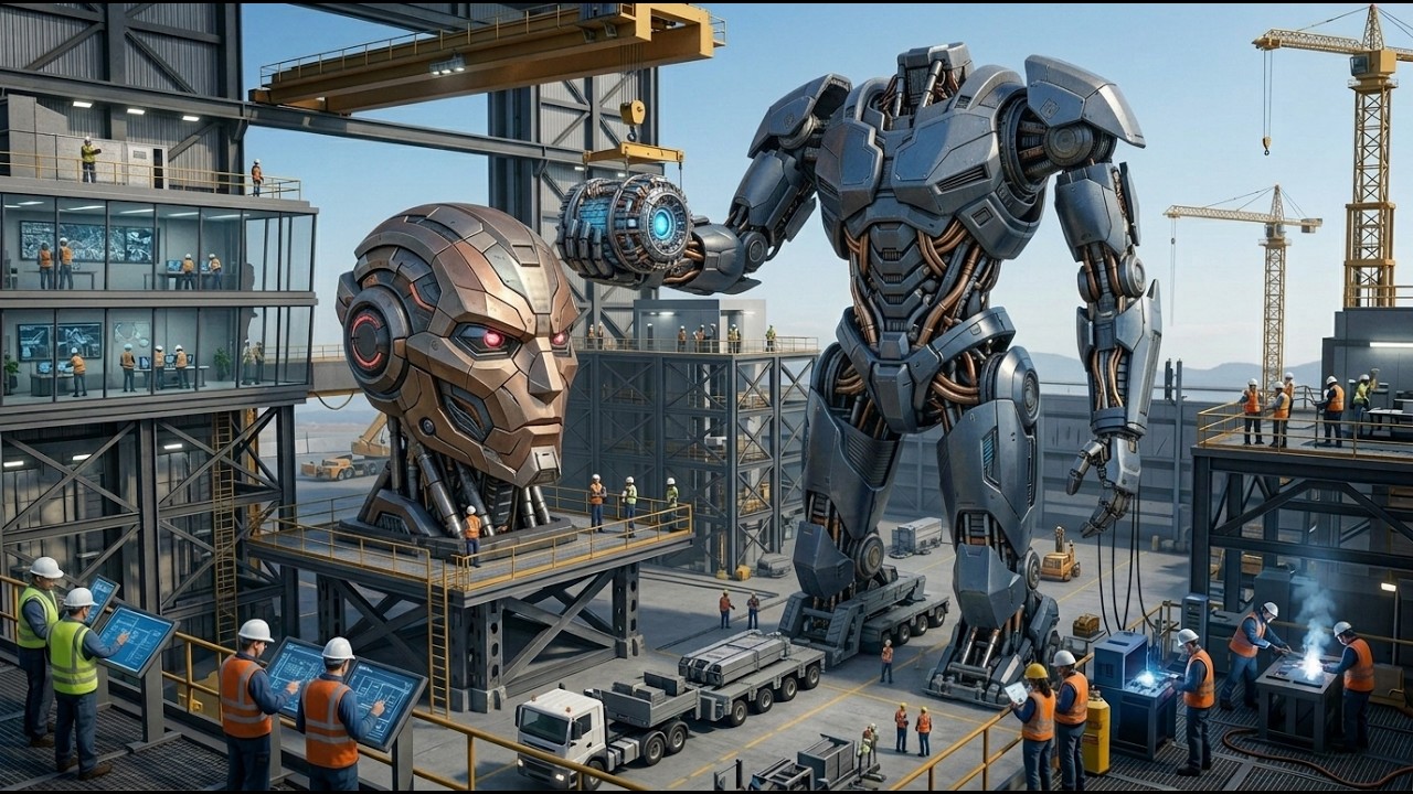 Inside the Factory Building a 500ft Giant Robot (Full Process) 🤖🏭