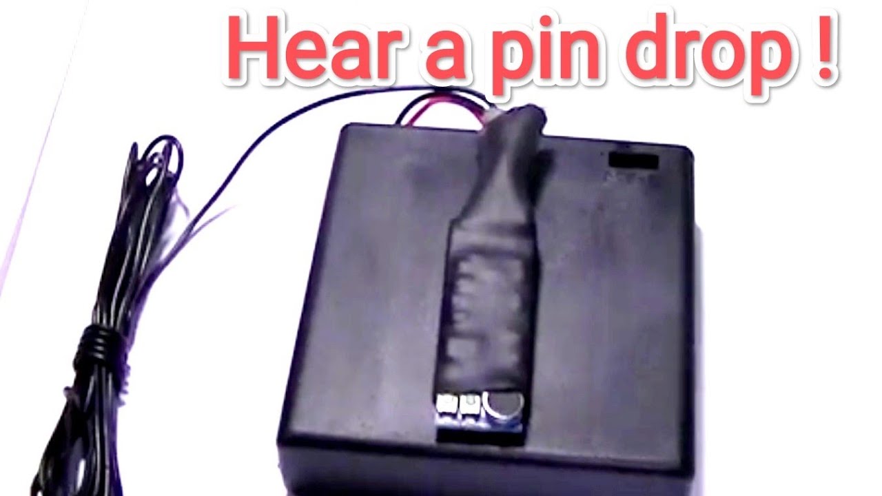 Hear a pin drop ,you can build this super sensitive  transmitter.