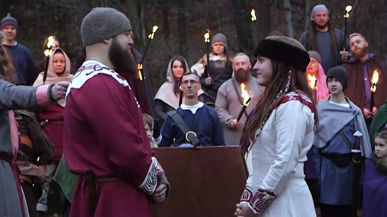 WWE Superstars get married in Viking wedding ceremony