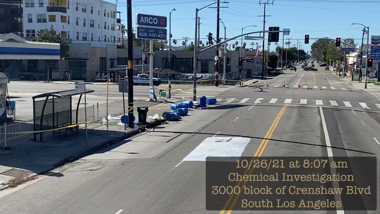 LAFD: Chemical Investigation in South LA | October 26, 2021