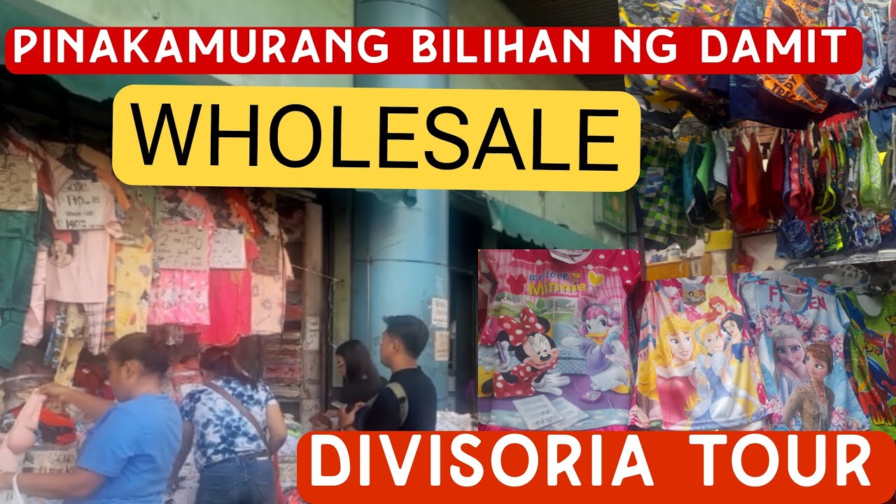 Divisoria tour 2023.Bagsakan ng pinakamurang bilihan ng damit pang wholesale.