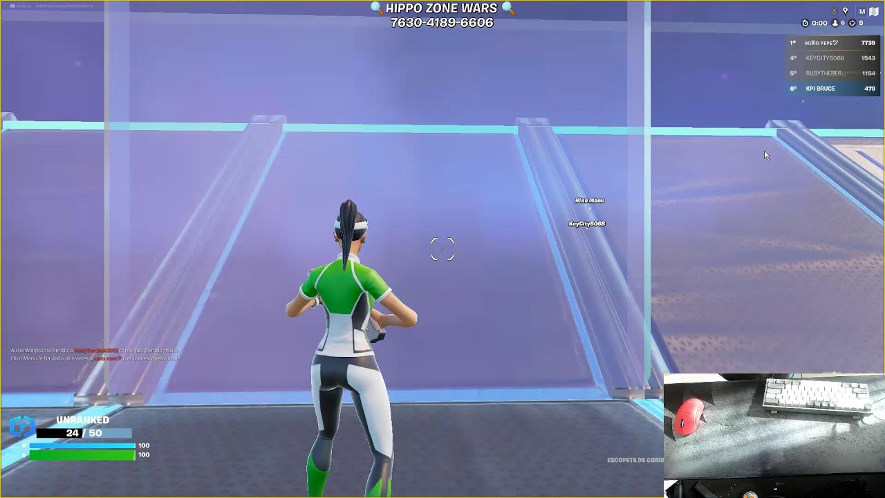 jugando fortnite