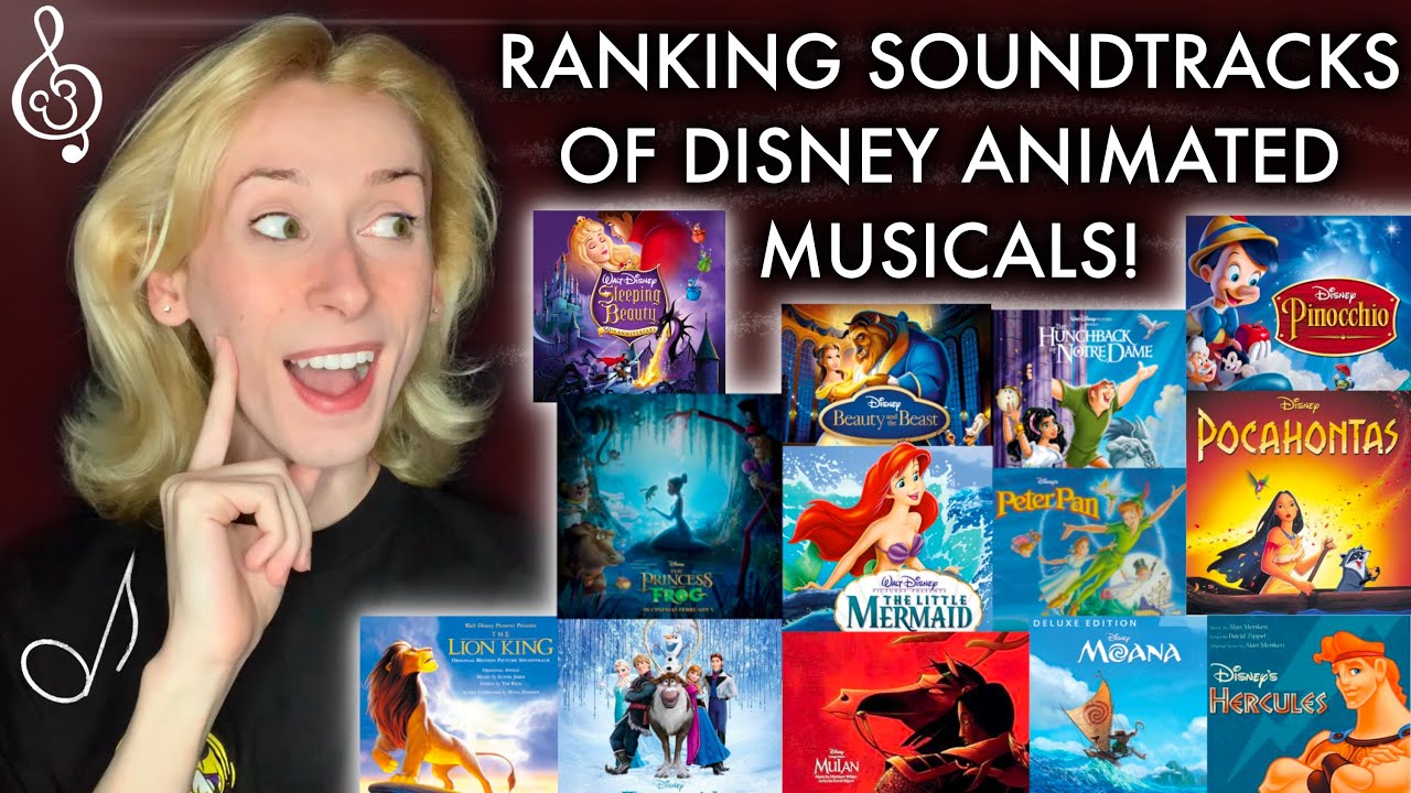 RANKING SOUNDTRACKS OF DISNEY ANIMATED MUSICALS!! 🎺🪇🥁 with Nicky Marra!