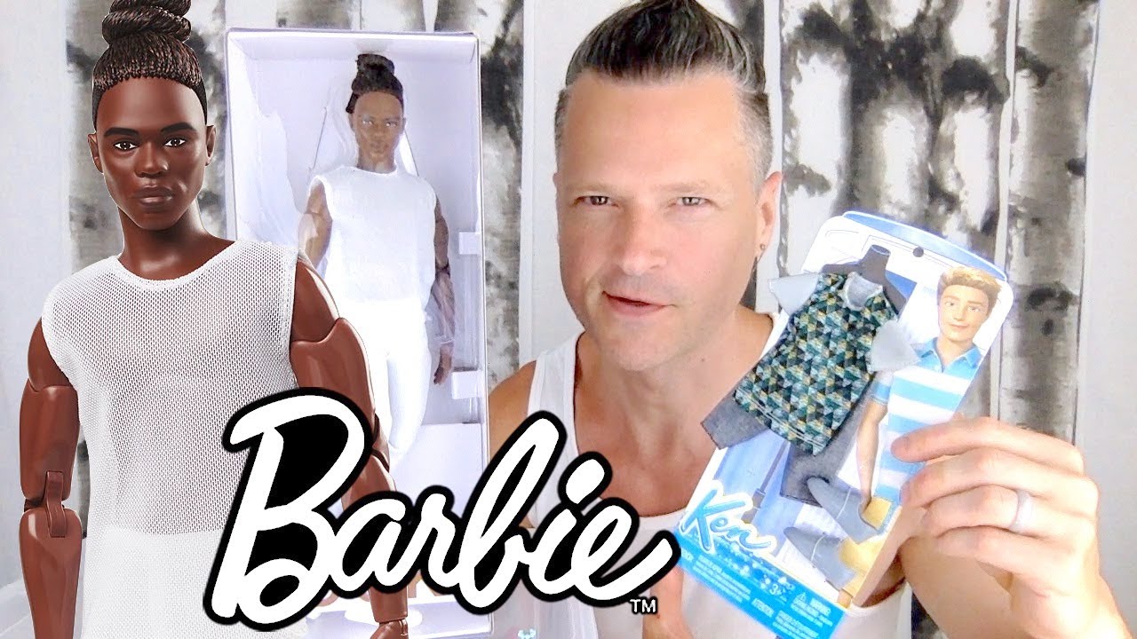 BARBIE SIGNATURE LOOKS MODEL #4 JON DOLL MATTEL UNBOXING REVIEW REDRESS KEN DREAMHOUSE FASHION PACK
