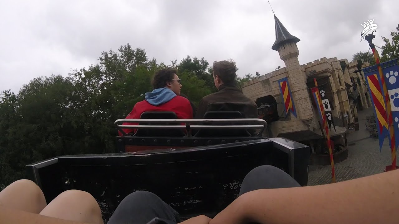 De Draak On-ride - Mack Powered Coaster - Plopsaland De Panne