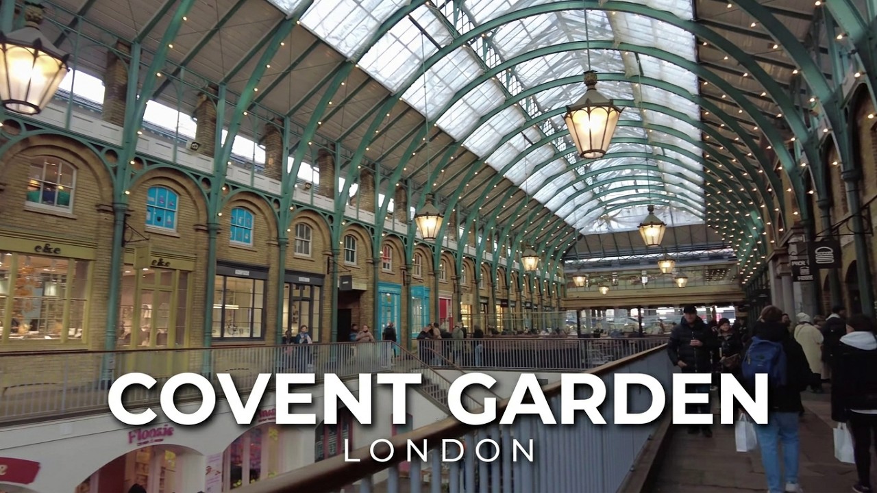 Covent Garden, Seven Dials, Strand | London Virtual Walk [4K UHD]