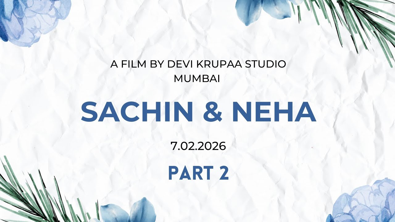 -|| Part 2 ||- Dj night | Sachin & Neha | date 7.02.26 a film by Devi krupaa studio Mumbai