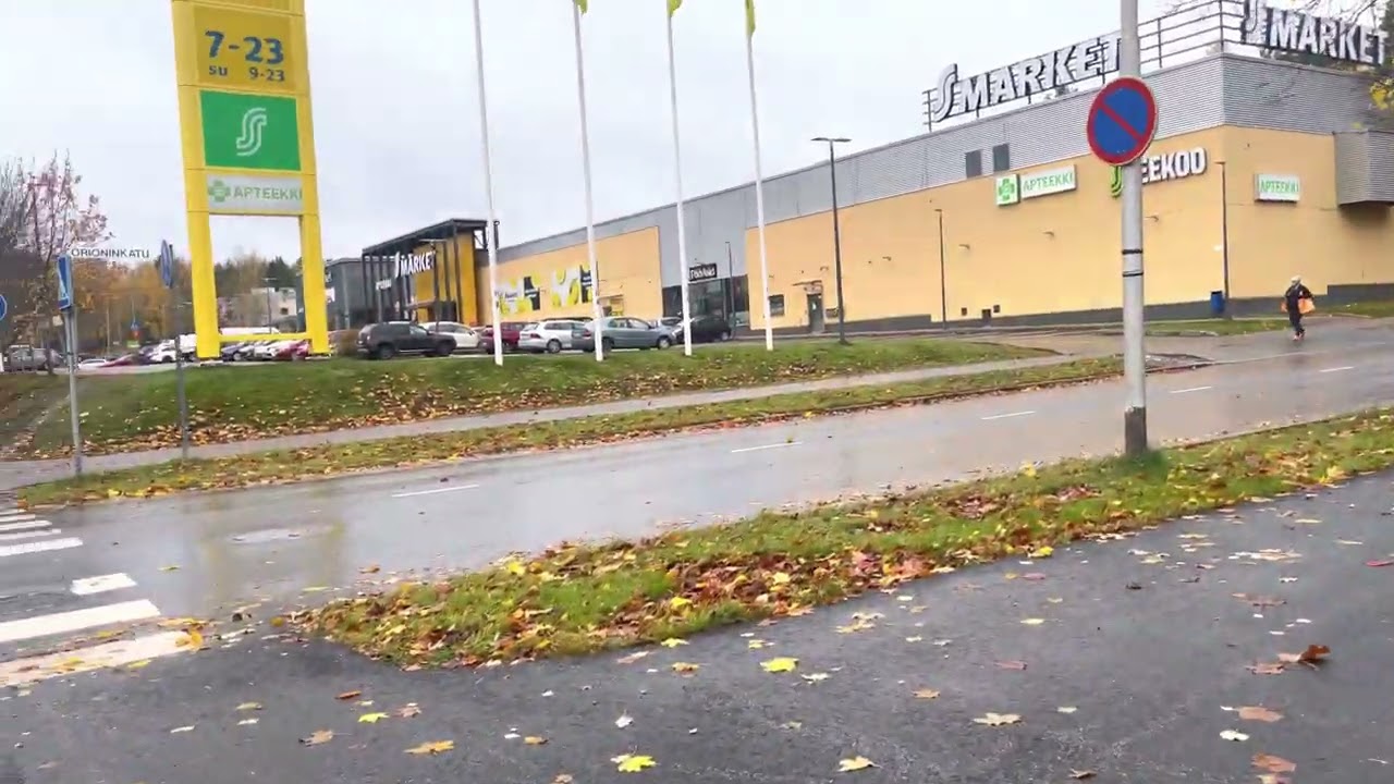 Virtual Walk❤️Lappeenranta, Finland 🍂 autumn / 2nd hand shop in Finland/Mall