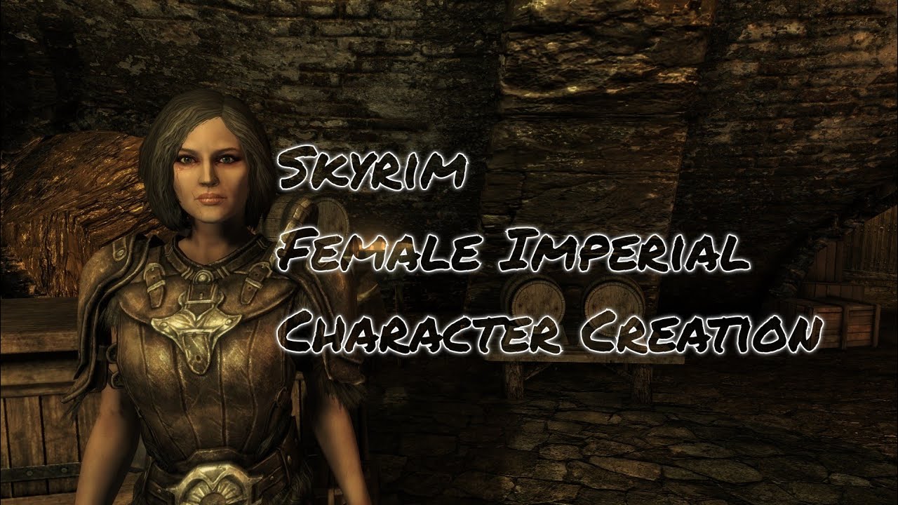 Skyrim Anniversary Edition - Female Imperial Character Creation (No Mods)