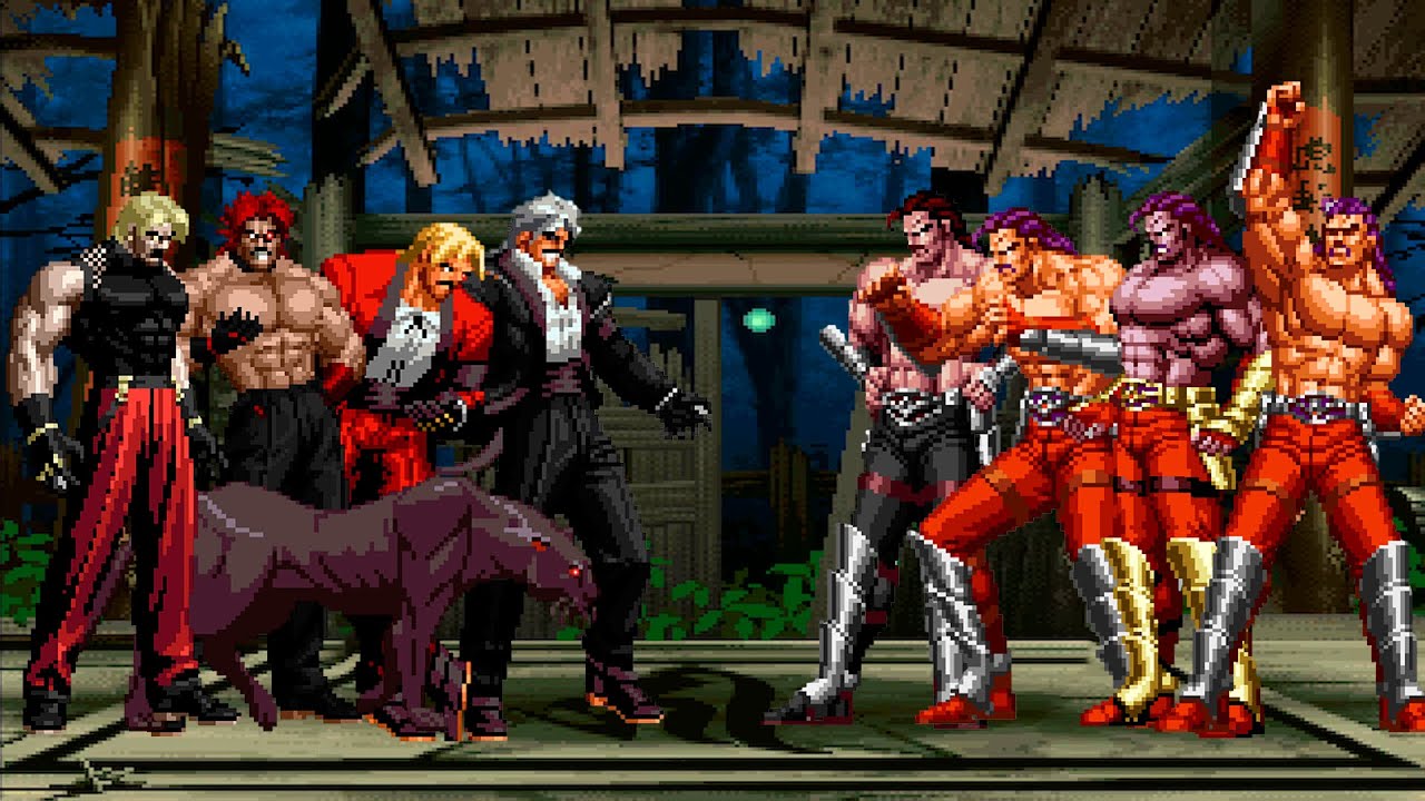 [KOF Mugen] Rugal Team vs Krauser Team