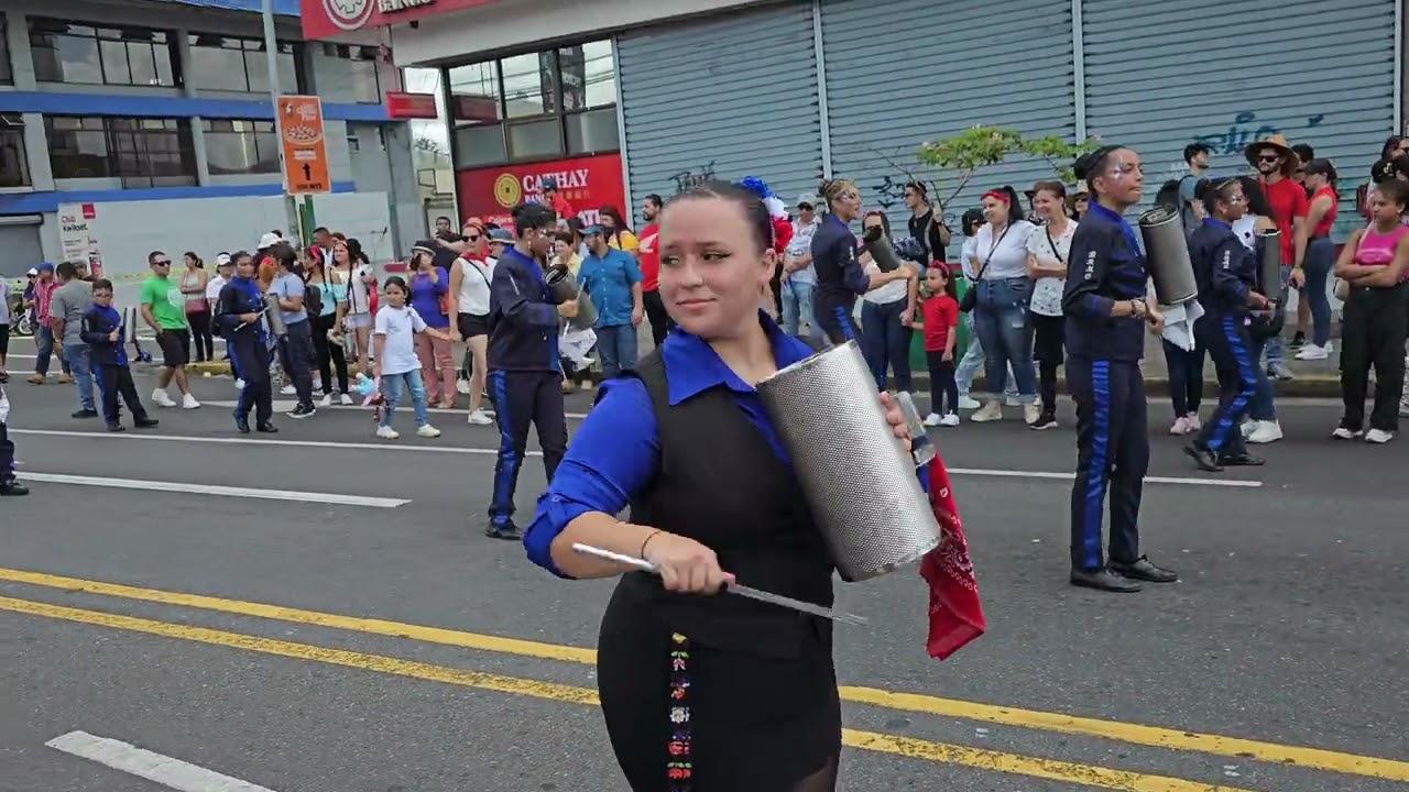 Banda Rítmica de Montes de Oca, 202 años de independencia de Costa Rica, Septiembre 2023.