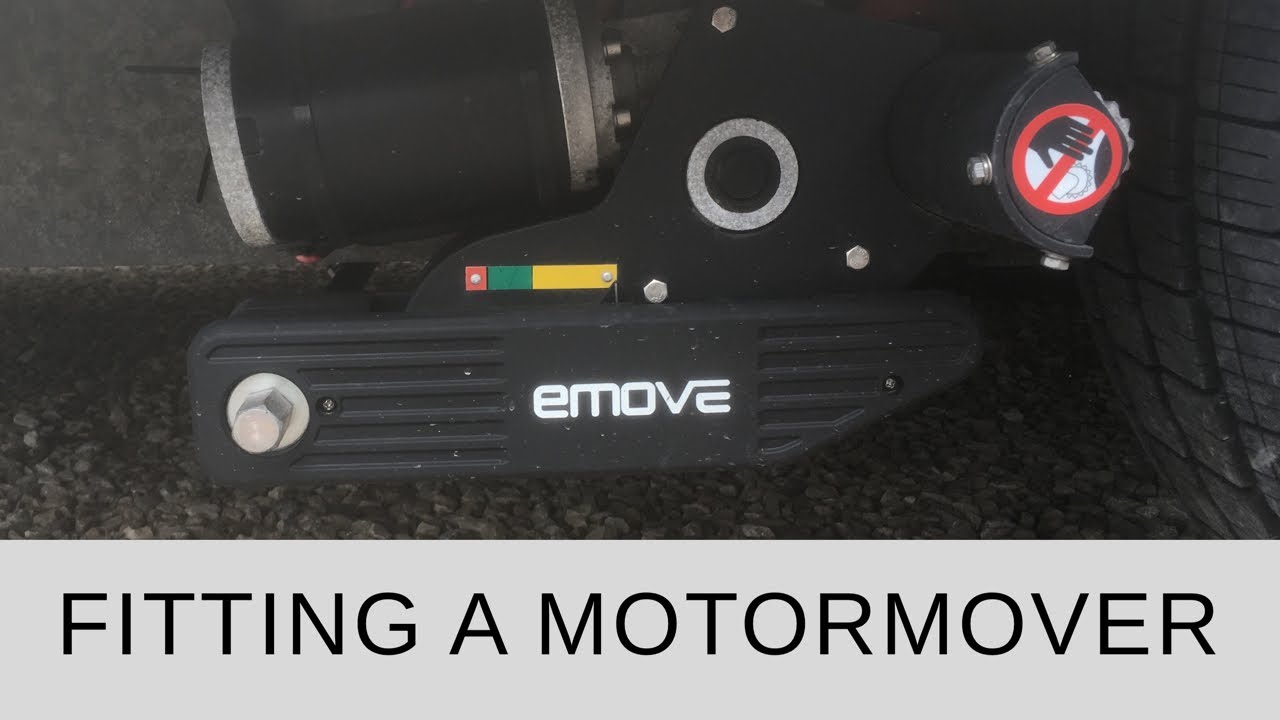 Fitting the emove  motor mover to our Bailey Unicorn