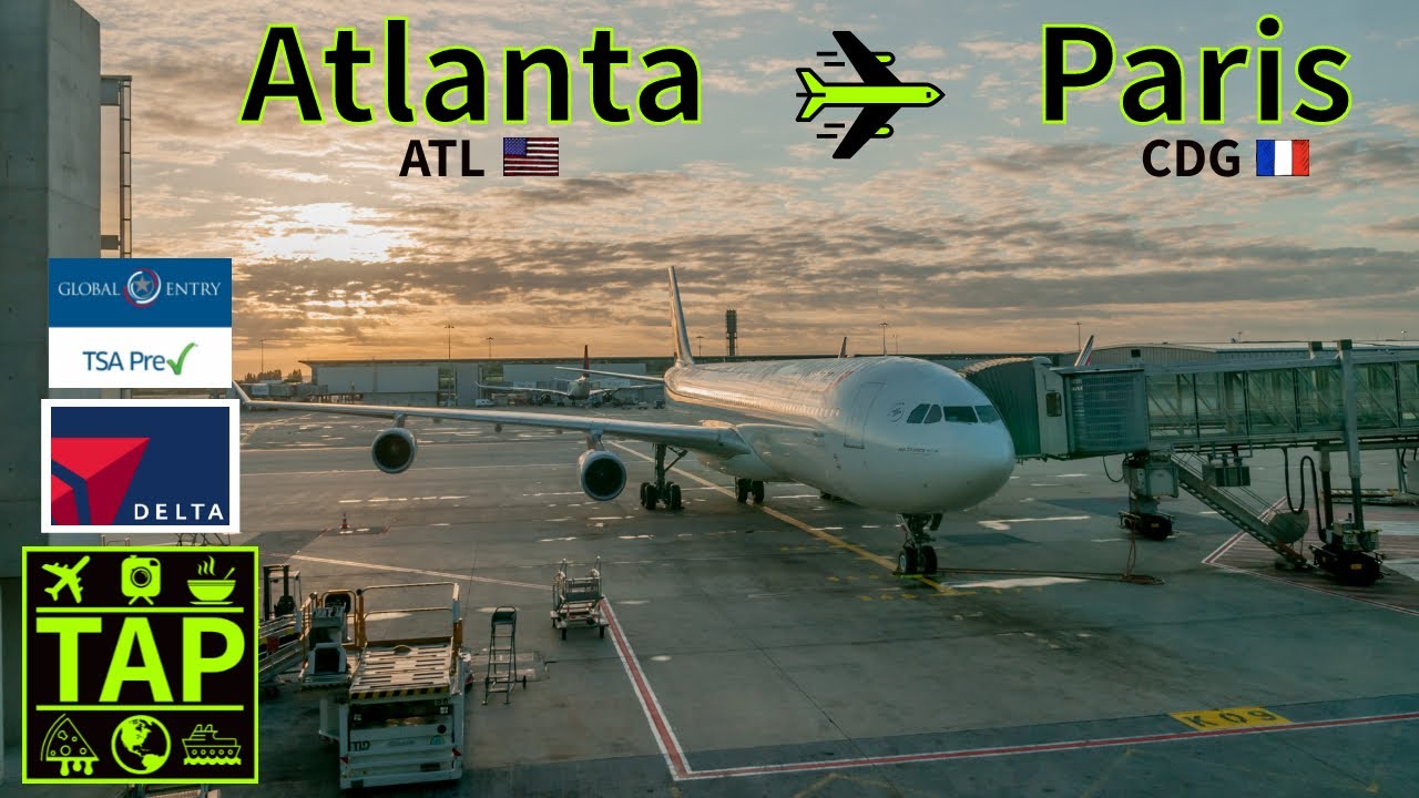 Рейс из Атланты (ATL) в Париж (CDG) | Парковка в аэропорту Peachy