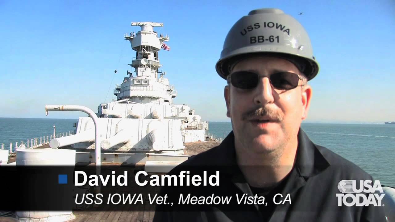 USS IOWA move from mothball fleet