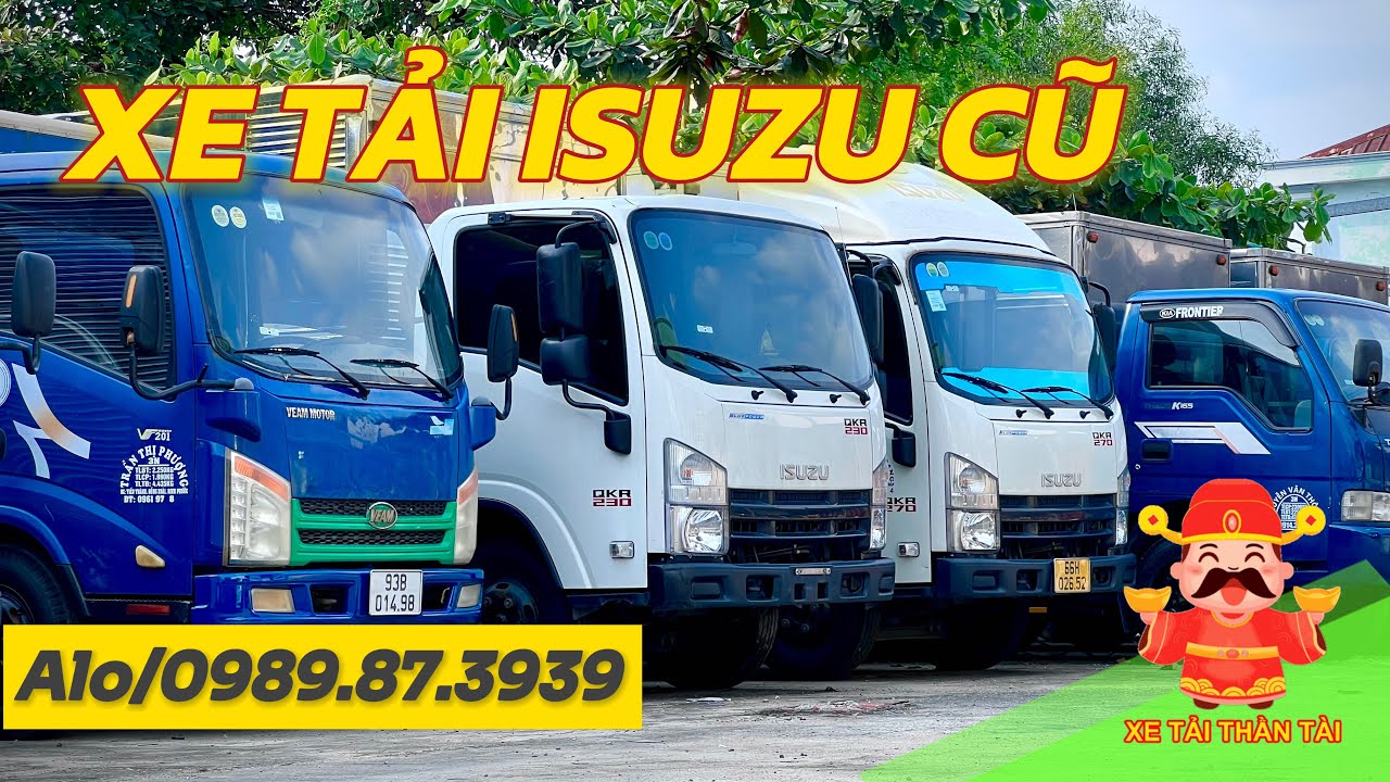 XE TẢI ISUZU CŨ - Trả góp HCM, Bình Dương, Đồng Nai | Xe tải Thần Tài 