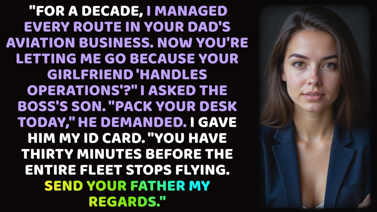 I Ran His Father’s Aviation Business for 11 Years—He Fired Me for His Girlfriend. I Walked Away.