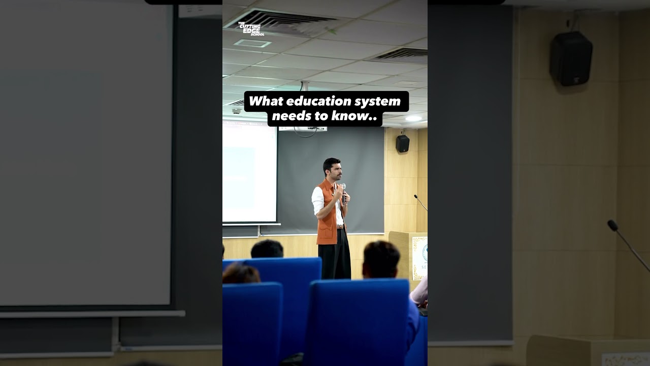 How AI will Disrupt Education System - Ansh Mehra from The Cutting Edge School