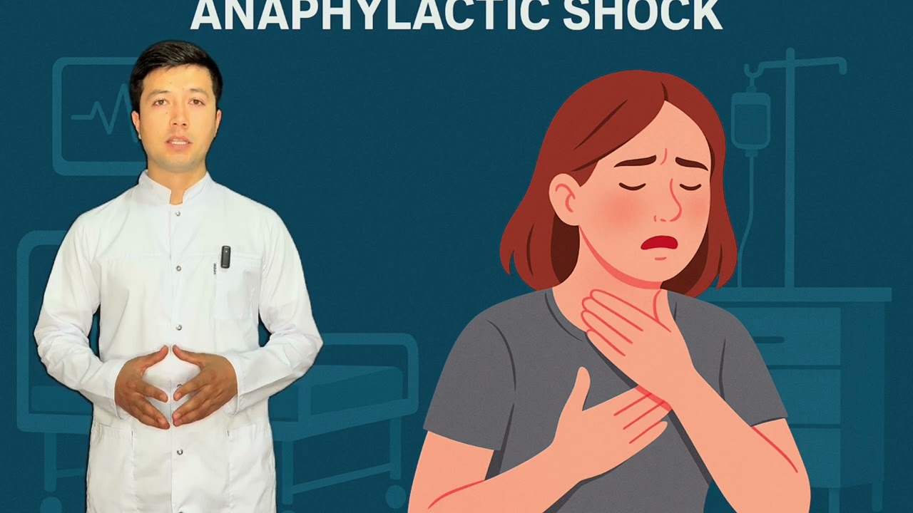 ANAFLAKTIK SHOK | KLINIKASI | 1-YORDAM | #birinchiyordam #klinikasi #shok #anaflaktik #hamshira #rek