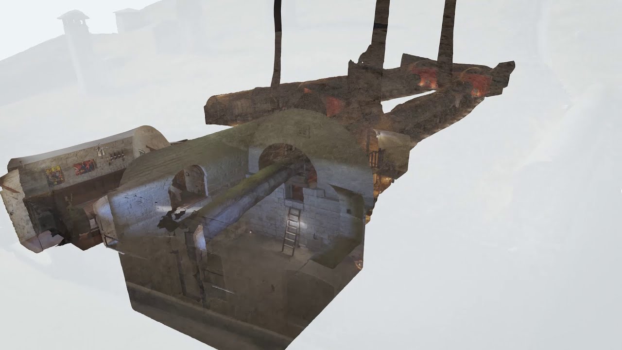 Barrios bodegas del Cerrato Palentino en 3D