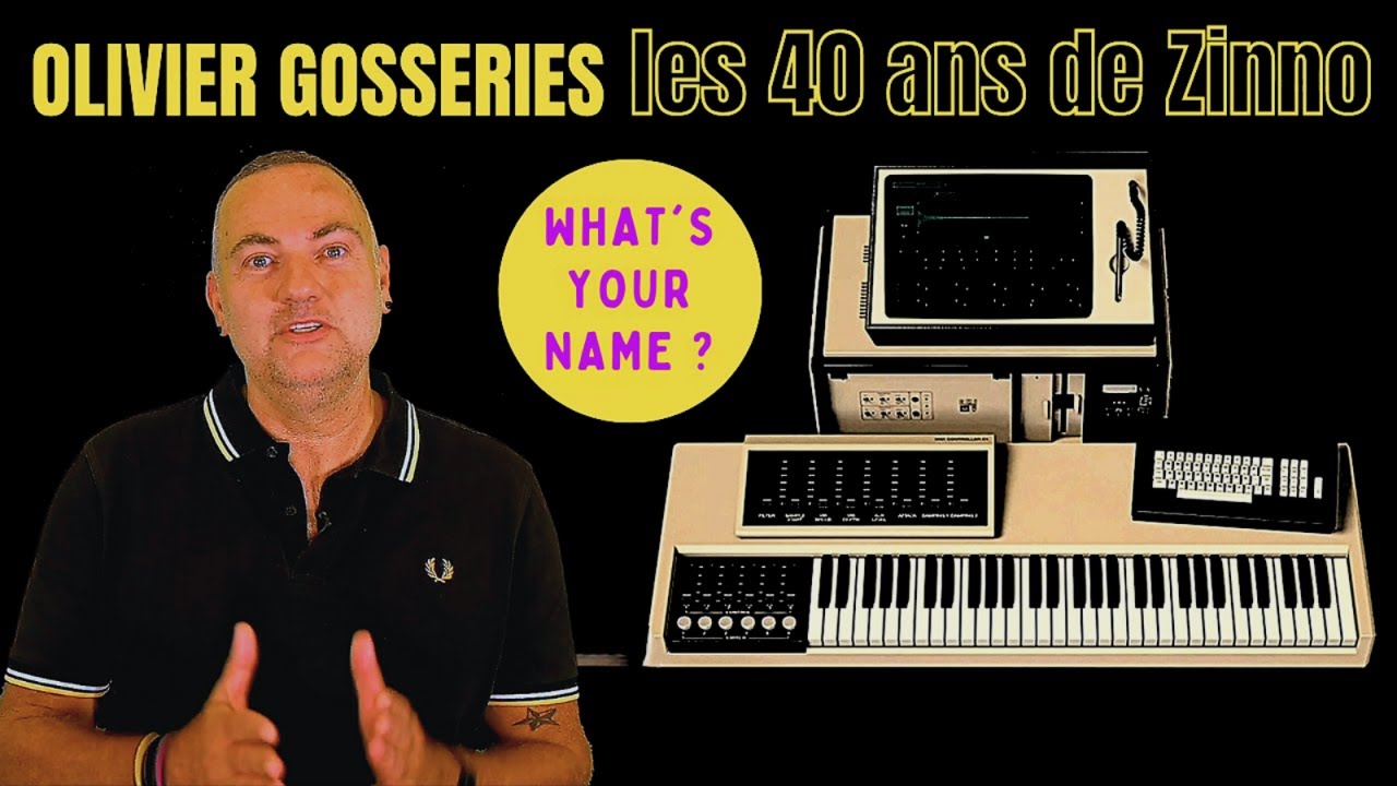 Olivier GOSSERIES présente le 40e anniversaire de ZINNO "whats your name" avec ALLEZ ALLEZ