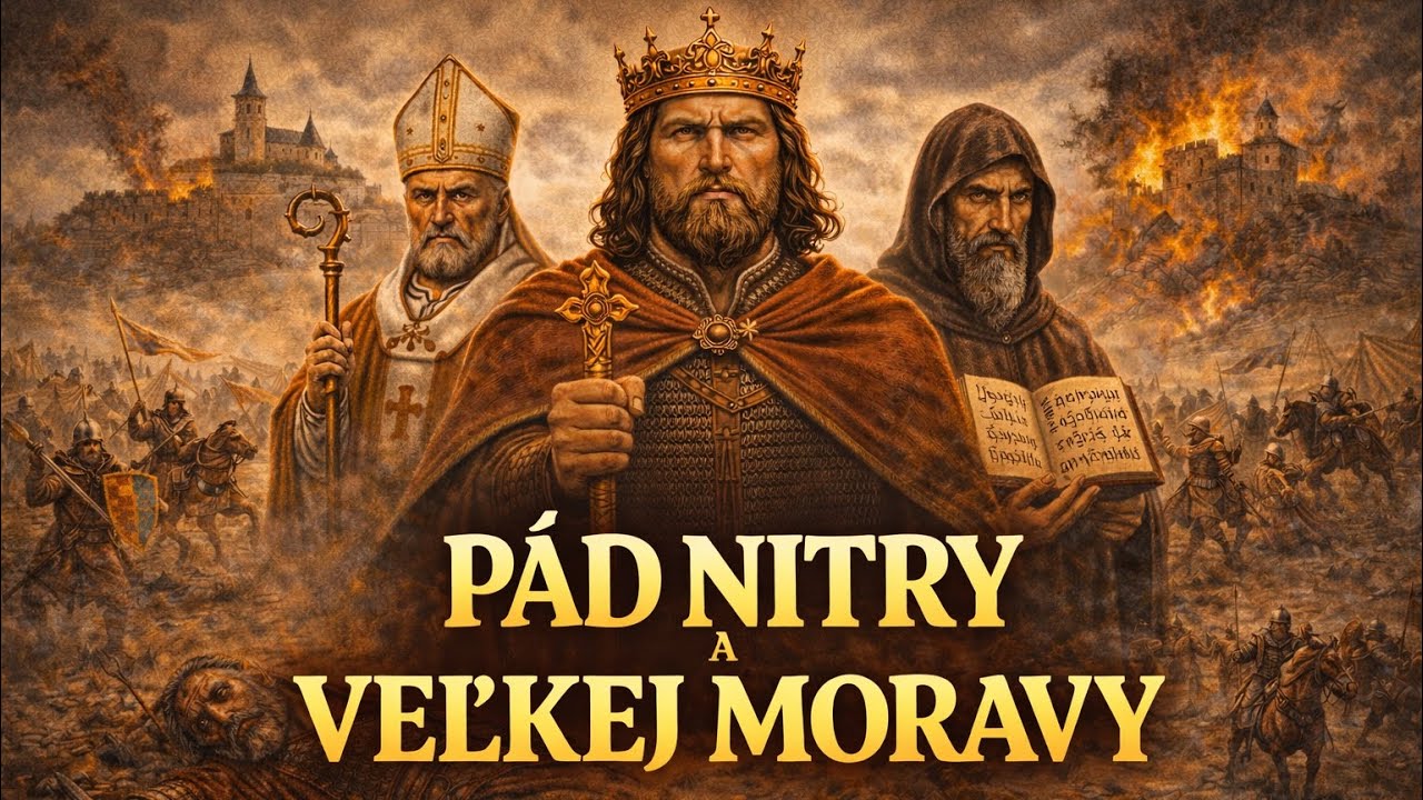 Pád Nitry a Veľkej Moravy: Zrada, vojny a rozpad moci (DejinySK)
