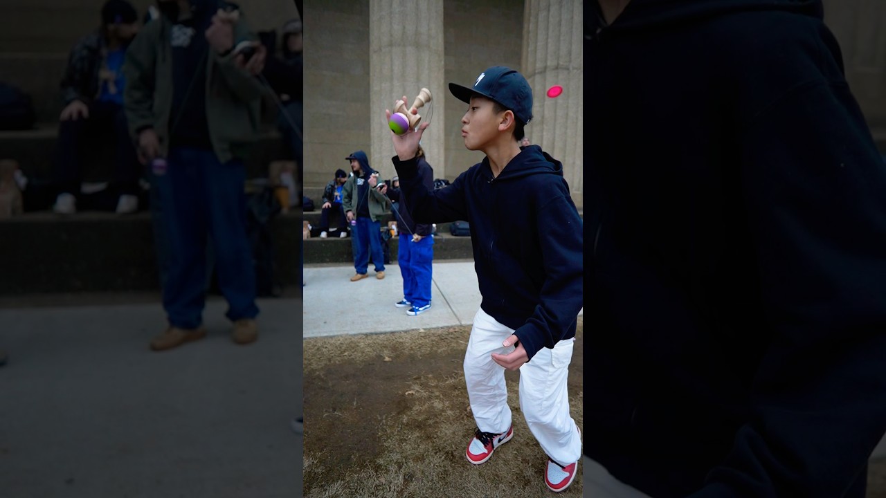 The world champ invented this  kendama trick 👑 #kendama