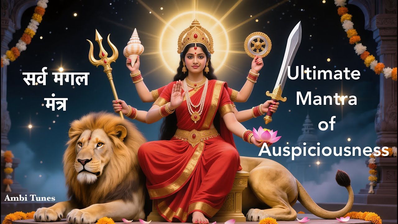 Sarva Mangal Mangalye Mantra | सर्व मंगल मंगल्ये | Durga Mantra 108 Times for Auspiciousness & Grace