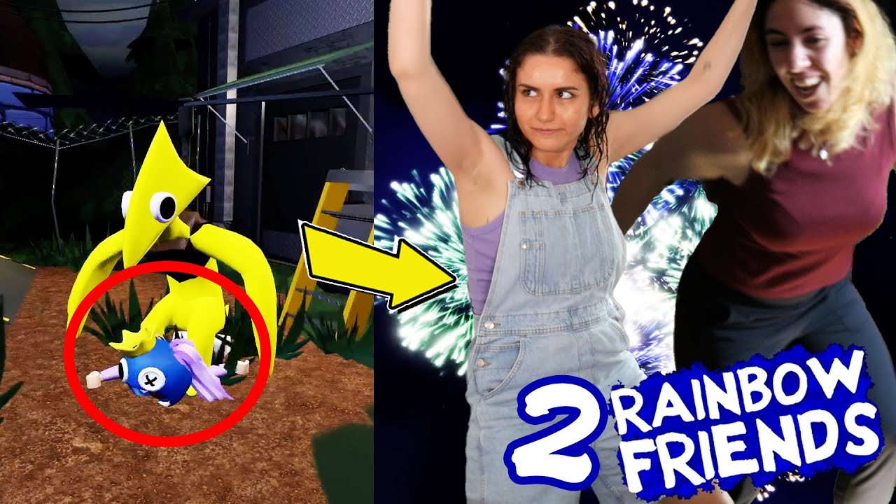 Rainbow Friends aber wir müssen TANZEN wenn wir erwischt werden!