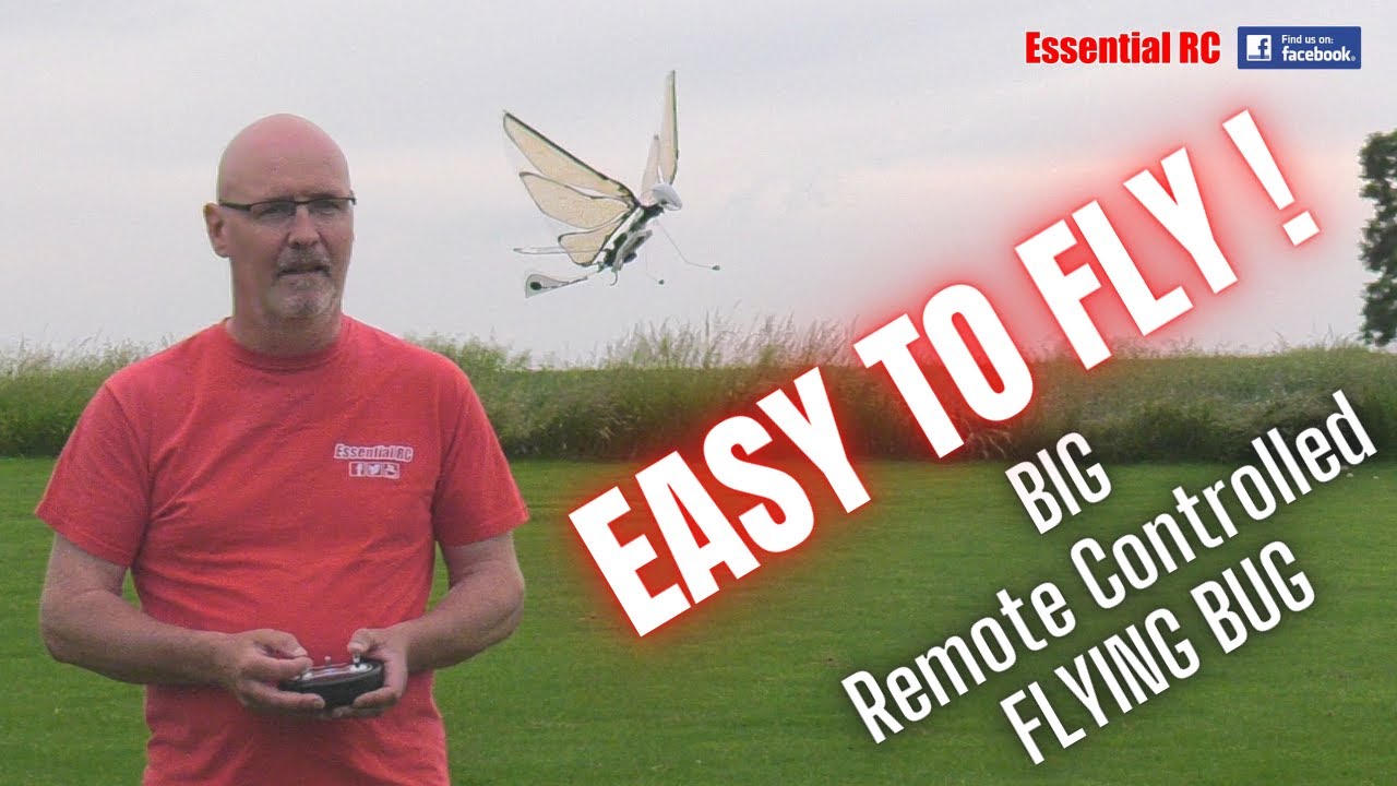 BIG REMOTE CONTROLLED FLYING BUG | bionicbird MetaFly | EASY TO FLY !
