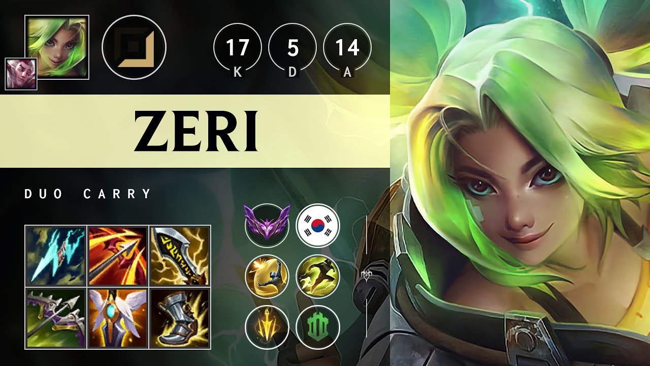 Zeri ADC vs Kai'Sa - KR Master Patch 25.06