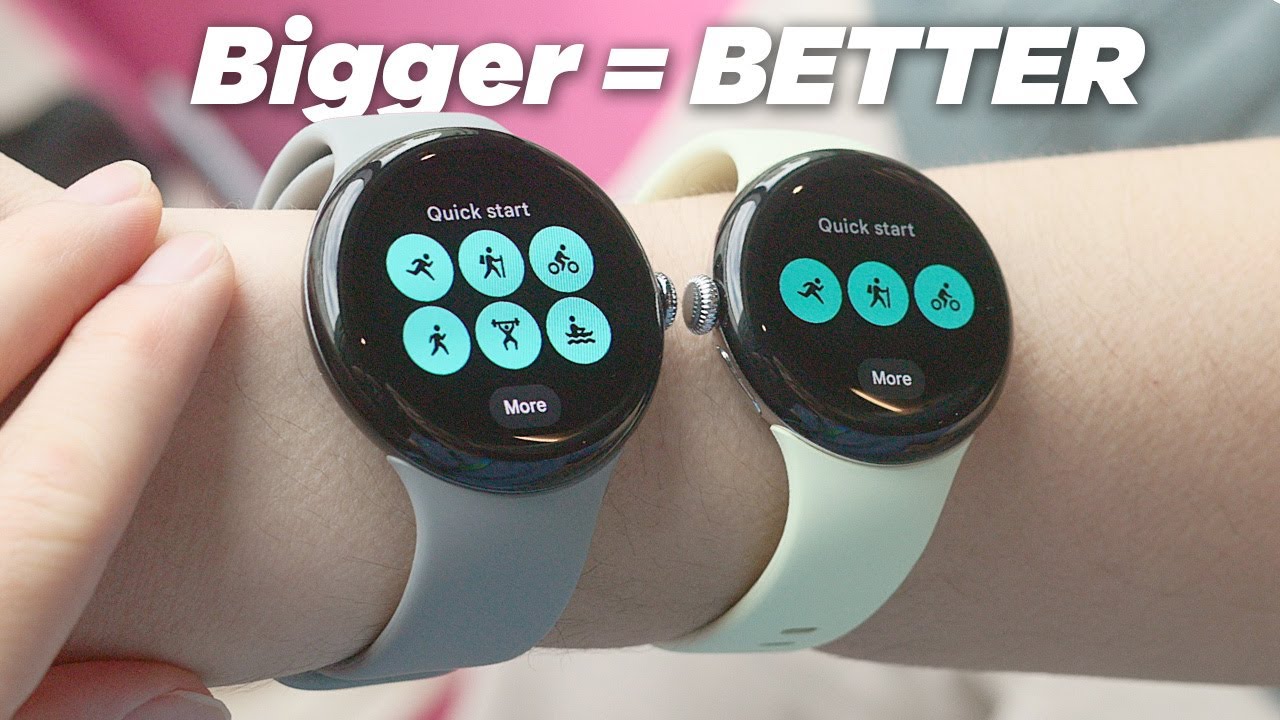 Pixel Watch 3 hands-on | Bigger, Brighter, Better (45mm vs 41)