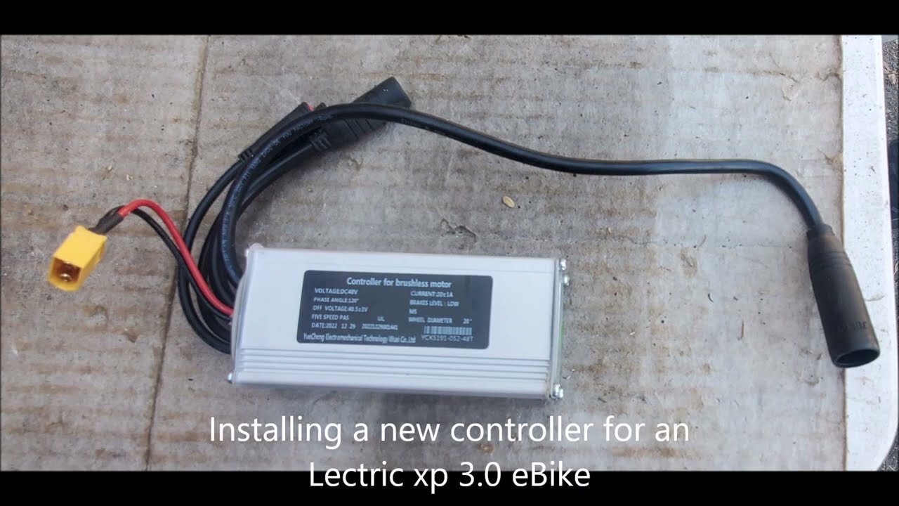 Installing A New Lectric eBike XP 3 0 Controller