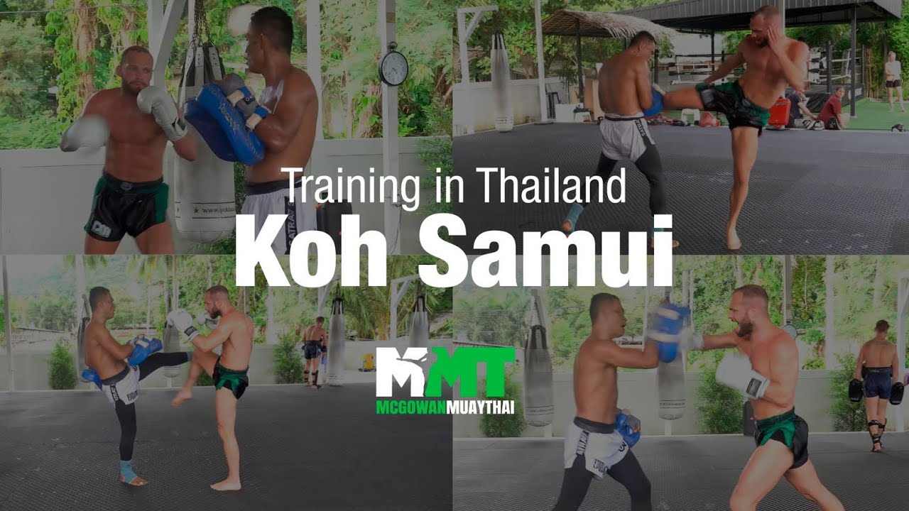 Muay Thai training in Koh Samui