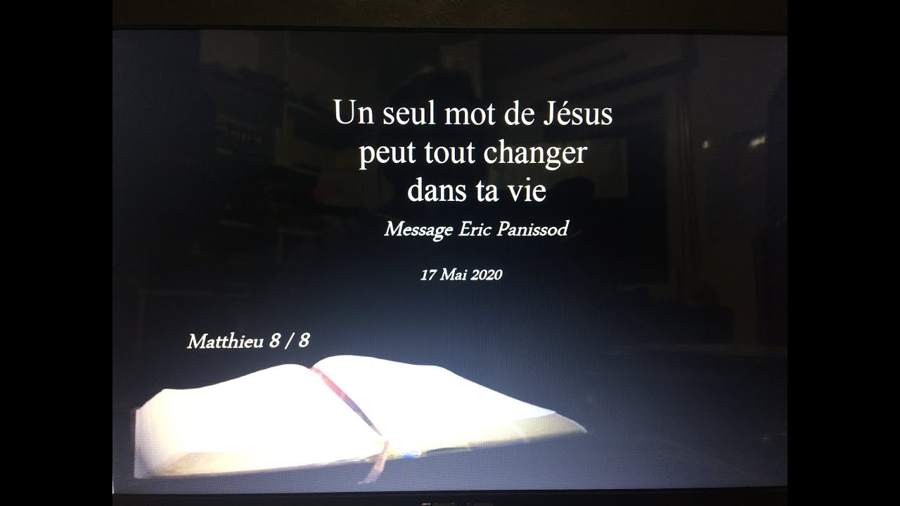 un seul mot de Jésus peut tout changer dans ta vie