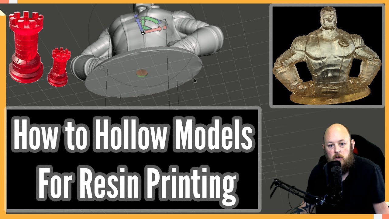 How to Hollow out models for Resin Printing using MeshMixer!