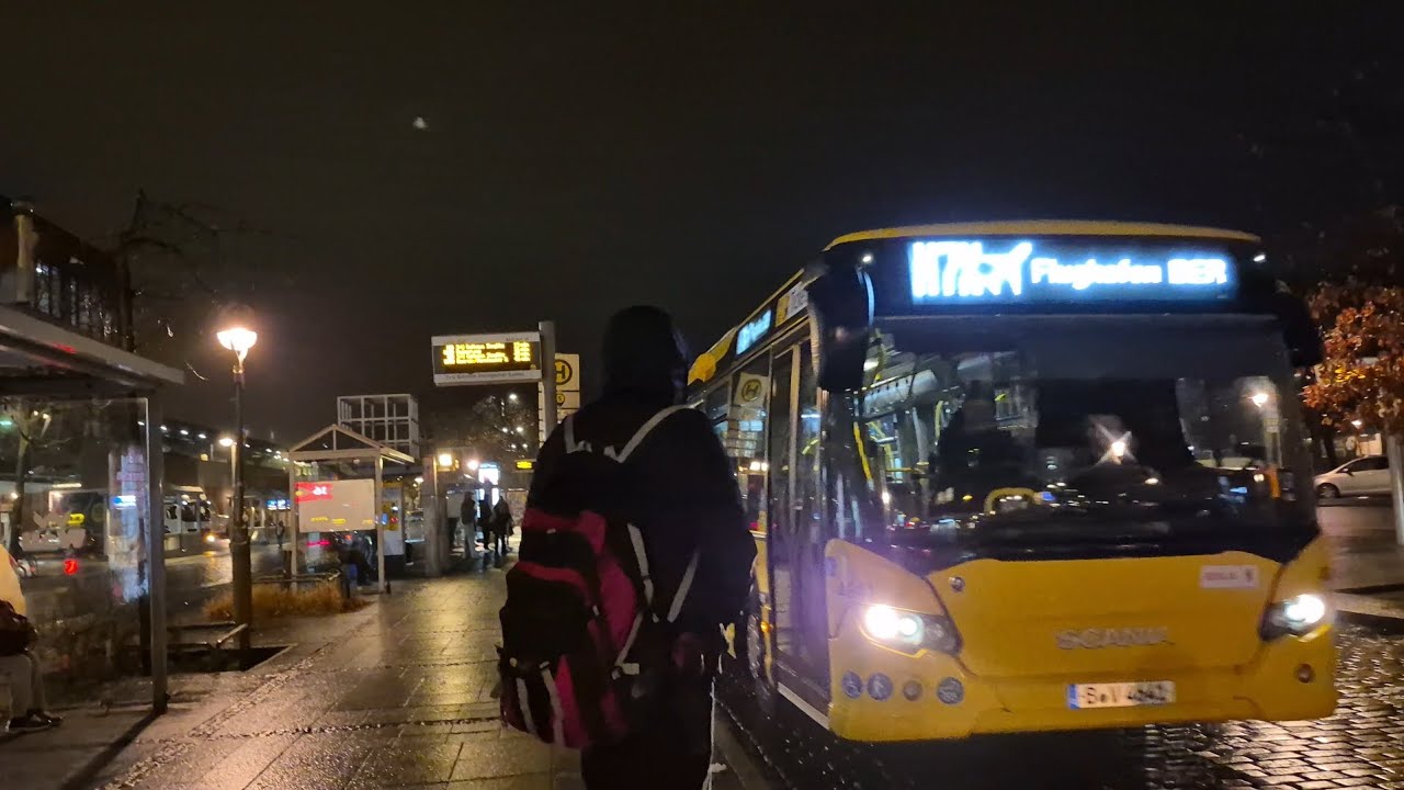 Bus Berlin | Mitfahrt im komp. N7X von S+U Zoologischer Garten bis Flughafen BER im Scania GN16 4641