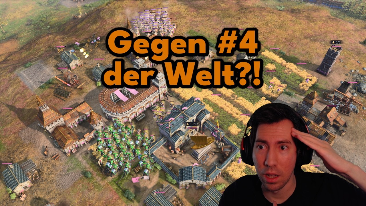 2vs2 AoE4 Teamgame gegen die Weltspitze! Was ist möglich?