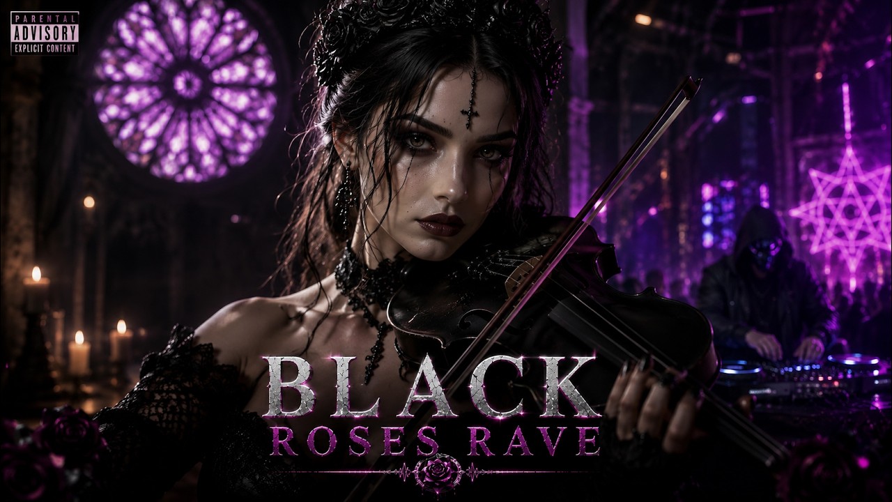 BLACK ROSES RAVE Gothic Violin &times; Dark Cello &times;Cyber Pop Punk &times; Melodic Rave | Epic Instrumental Music