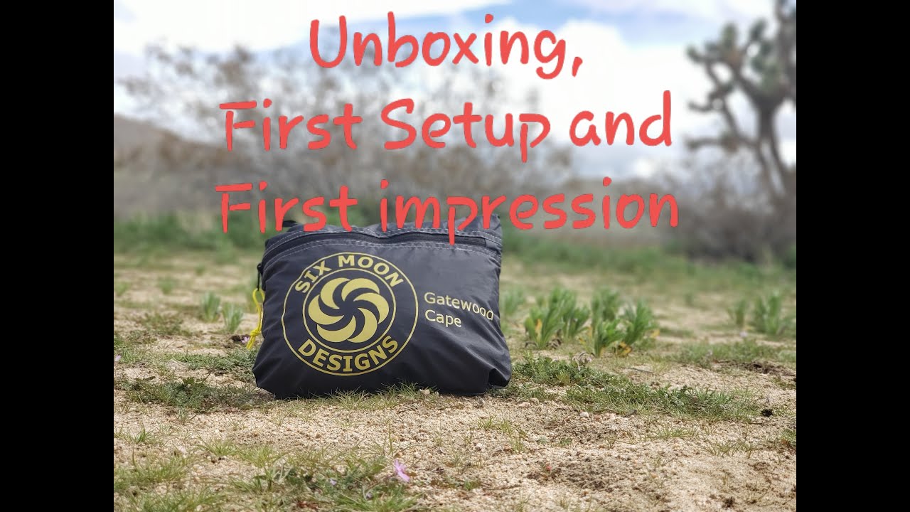 SMD Gatewood Cape unboxing setup and First impression