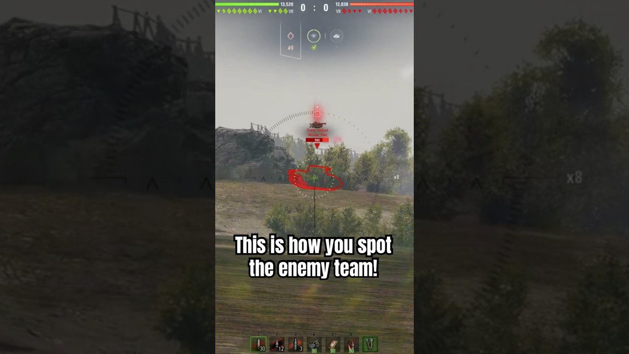 How to get 2.3k spotting without moving! #shorts #worldoftanks #wot