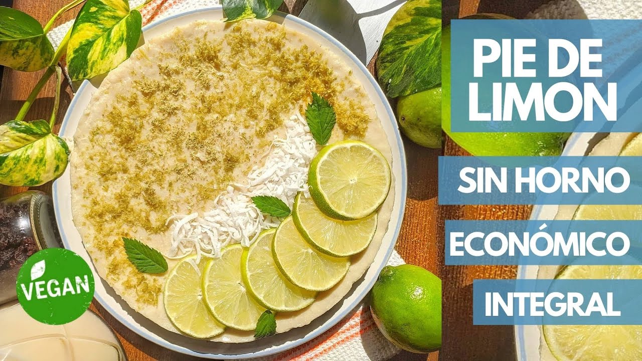 PIE DE LIMON VEGANO 🍋🥧