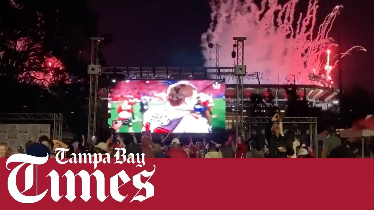 Tampa fans celebrate Bucs Super Bowl 55 win